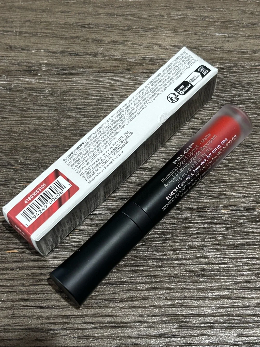 BUXOM • Red Hot - Full On Plumping Liquid Lipstick Matte NIB